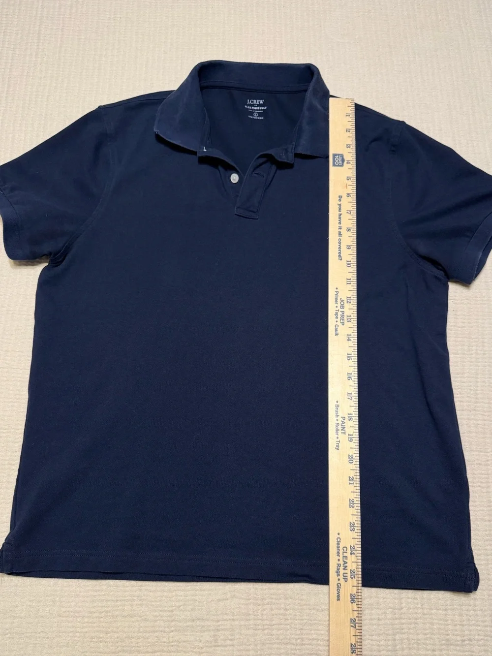 Navy blue polo back to school uniform office wear business casual flex pique